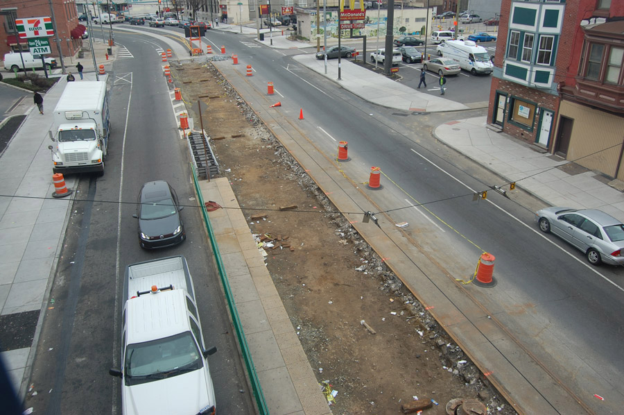 Girard Avenue at Front Street February 2012