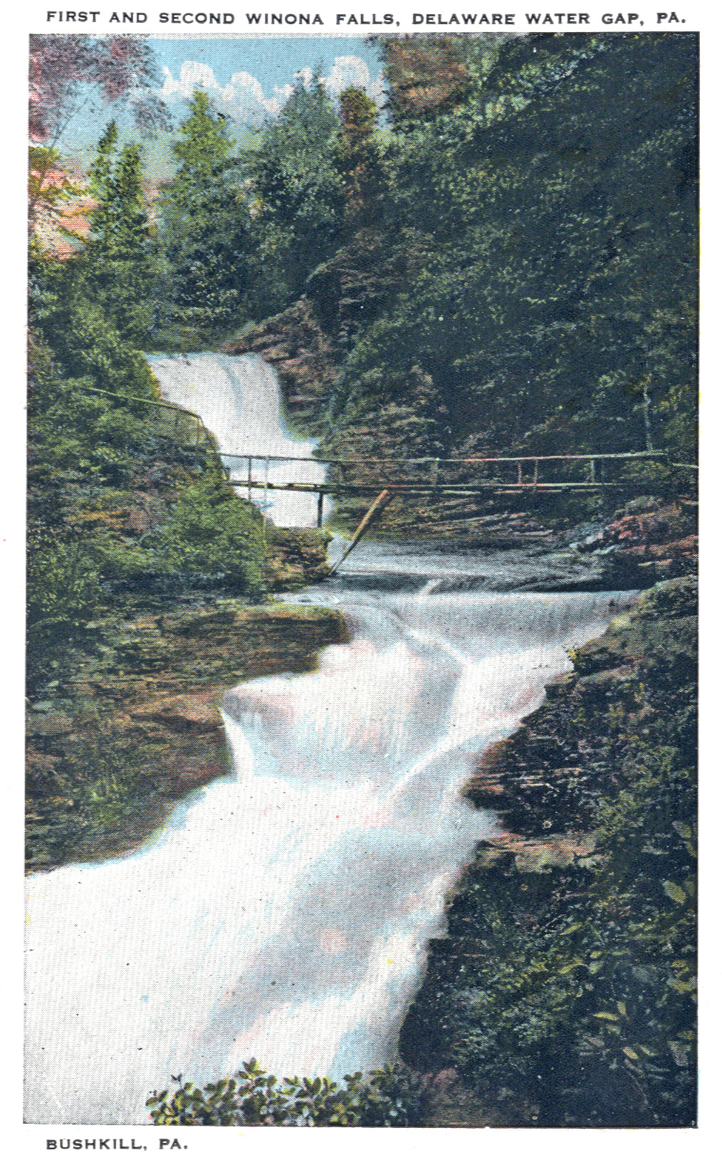Delaware Water Gap postcard