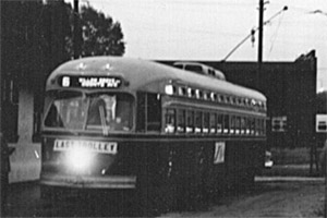 Last Route 6 car in 1958