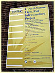 project sign on Callowhill Depot