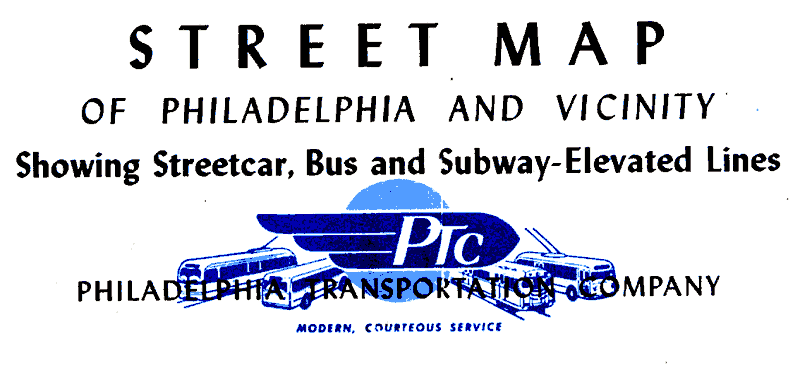 Title Panel from 1953 PTC map