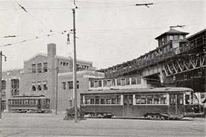 Bridge Street terminal circa 1924